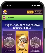 Download the Bizzo Casino app